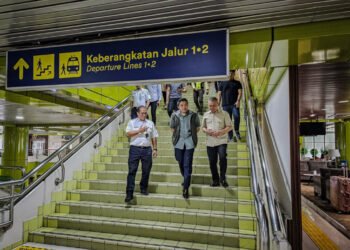 Seskab dan Menhub Tinjau Kesiapan Stasiun Gambir Hadapi Arus Mudik Lebaran