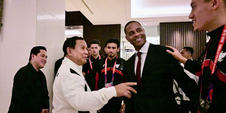 Presiden Prabowo Sambangi Timnas Indonesia Jelang Laga Lawan Bahrain, Beri Semangat Langsung