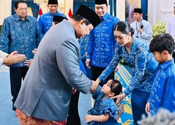 Silaturahmi Idulfitri 1446 H, Presiden Prabowo Gelar Griya Bersama para Tokoh dan Pejabat Negara di Istana