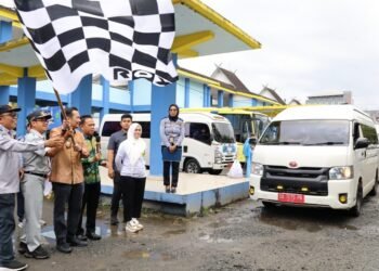 Wagub Kalsel Lepas 28 Armada Mudik Gratis, Harapkan Mudik Lebih Nyaman dan Aman
