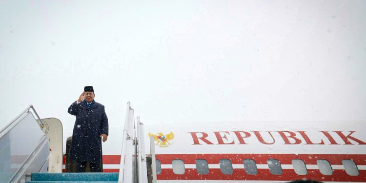 Saat Salju Ankara Mengantar Keberangkatan Presiden Prabowo ke Antalya