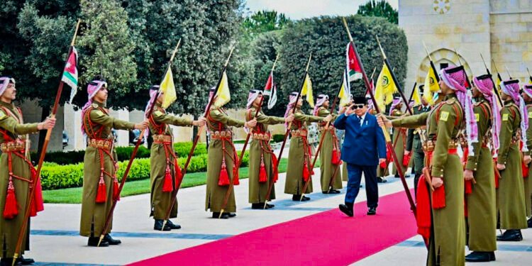 Kunjungan Resmi ke Istana Al Husseiniya, Presiden Prabowo Disambut Hangat Raja Abdullah II