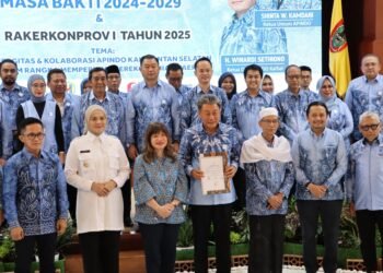 Wagub Kalsel Apresiasi Pengukuhan Pengurus DPP Apindo 2024-2029