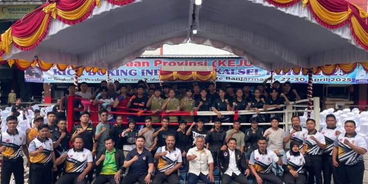 Jaring Atlet Berbakat, Kejuprov Kick Boxing Kalsel 2025 Resmi Digelar