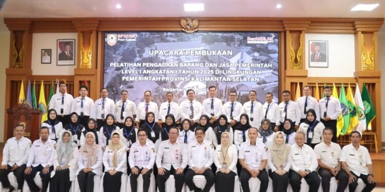 BPSDMD Kalsel Buka Pelatihan Pengadaan Barang dan Jasa Angkatan I Tahun 2025