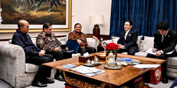Presiden Prabowo Terima Kunjungan Utusan Khusus PM Jepang Fumio Kishida di Kertanegara