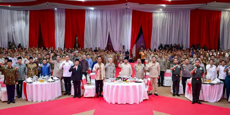 Presiden Prabowo Hadiri Acara Halal Bihalal Bersama Purnawirawan TNI AD dan Keluarga Besar TNI-Polri
