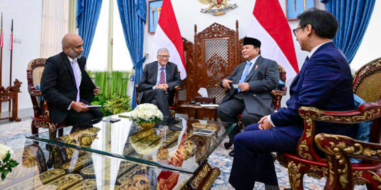 Presiden Prabowo Terima Kunjungan Bill Gates di Istana Merdeka