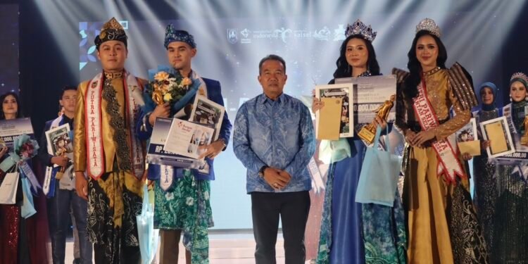 Irfan dan Jackleen Resmi Menyandang Gelar Putra dan Putri Pariwisata Kalsel 2025