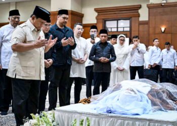 Presiden Prabowo Subianto Melayat Almarhum Eddie Mardjoeki Nalapraya: Beliau Contoh Patriot Sejati