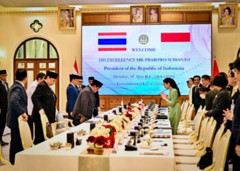 Presiden Prabowo Subianto Tegaskan Komitmen Penguatan Kemitraan Strategis Indonesia–Thailand