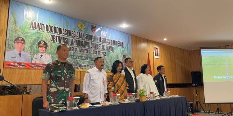 Kuatkan Ketahanan Pangan, DPKP Kalsel Gelar Rakor SID, Optimalisasi Lahan Rawa dan Cetak Sawah Tahun 2025
