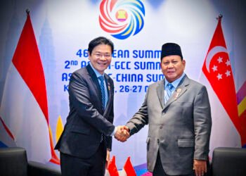 Pererat Hubungan Strategis dengan Singapura, Presiden Prabowo Bertemu PM Wong di Kuala Lumpur