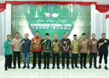 Bupati Andi Rudi Latif Hadiri Pisah Sambut Dandim 1022/Tnb: Wujud Sinergi TNI dan Pemerintah Daerah