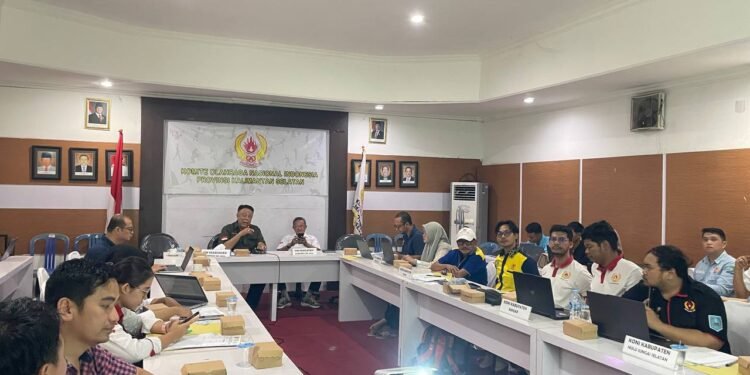 Optimalisasi Pendaftaran Atlet Porprov 2025, KONI Kalsel Gelar Bimtek untuk Kabupaten/Kota