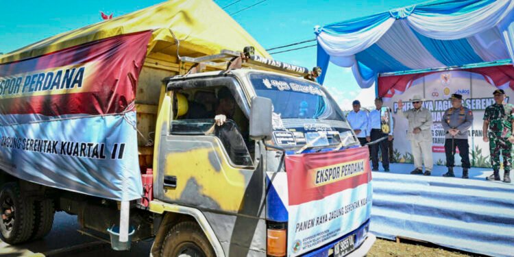 Presiden Prabowo Lepas Ekspor Perdana 1.200 Ton Jagung ke Malaysia, Awal Menuju Lumbung Pangan Dunia
