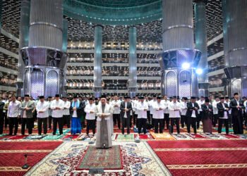 Presiden Prabowo Subianto Salat Iduladha 1446 Hijriah di Masjid Istiqlal Jakarta