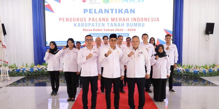 PMI Tanah Bumbu Masa Bhakti 2025-2030 Resmi Dilantik, Bupati Andi Rudi Latif Tegaskan Dukungan Pemerintah Daerah