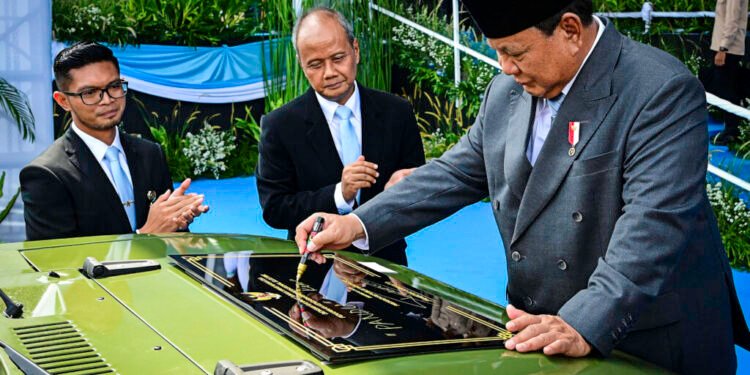 Presiden Prabowo Resmikan Peluncuran Kendaraan Listrik Taktis “PANDU”, Era Baru Pertahanan Ramah Lingkungan