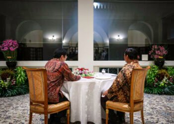 Presiden Prabowo dan PM Wong Jalin Keakraban Lewat Makan Malam Pribadi di Sri Temasek