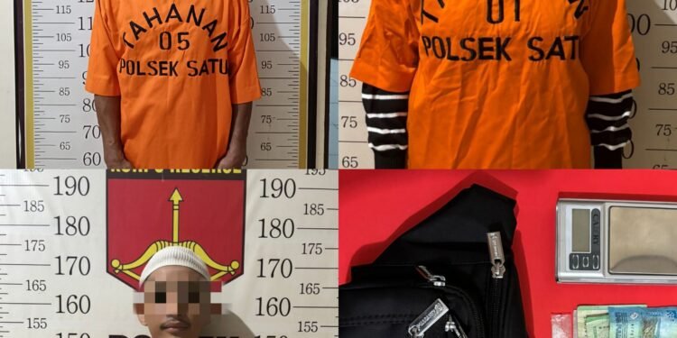 Polisi Ciduk 3 Pengedar Sabu di Satui