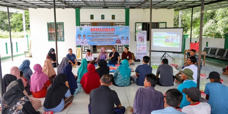Desa Muara Pagatan Tengah Lindungi Ekosistem desanya dalam Program BPJS Ketenagakerjaan