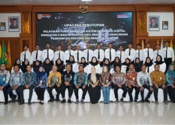 Pelatihan Pengembangan Sistem Informasi Digital Angkatan I Resmi Ditutup, Pemprov Kalsel Dorong Transformasi Digital Berkelanjutan