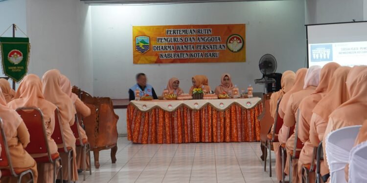 Dharma Wanita Persatuan Kabupaten kotabaru gelar pertemuan rutin