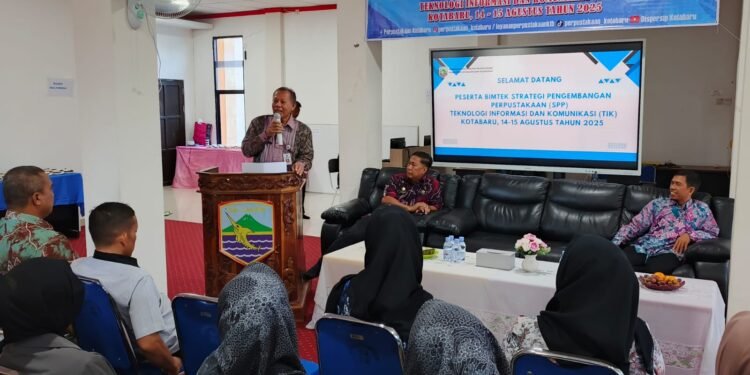 Pemkab Kotabaru Gelar Sosialisasi Transformasi Perpustakaan Berbasis Inklusi Sosial