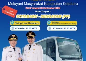 Pemkab Kotabaru Hadirkan Trans Saijaan, Layani Trayek Kotabaru–Sengayam