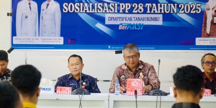 Tanah Bumbu Gelar Sosialisasi PP 28 Tahun 2025, Tekankan Pentingnya Izin Lingkungan dan PBG dalam Pembangunan Berkelanjutan