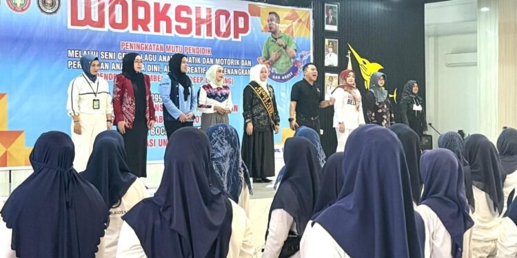 Bunda Paud Kotabaru Hadiri Workshop Senam Ceria Pembelajaran Deep Learning