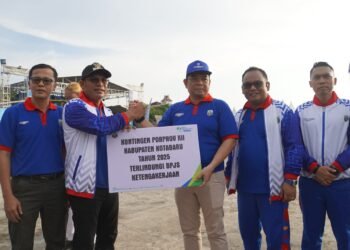 Bertabur Bonus, Kontingen Porprov XII dan Peparprov V Resmi di Lepas Wabup Kotabaru