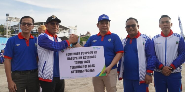 Bertabur Bonus, Kontingen Porprov XII dan Peparprov V Resmi di Lepas Wabup Kotabaru