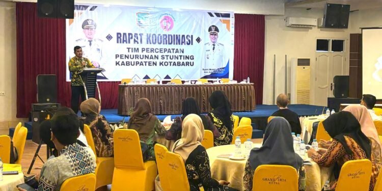 Pemkab Kotabaru Gelar Rakor Tim Pencengahan dan Percepatan Penurunan Stunting