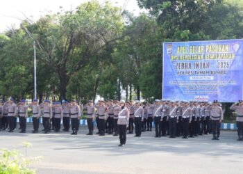 Polres Tanah Bumbu Gelar Operasi “Zebra Intan – 2025” Siap Tertibkan Lalu Lintas