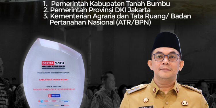 Tanah Bumbu Raih Apresiasi dari B-Universe atas Inovasi Layanan Publik Kategori Pemerintah