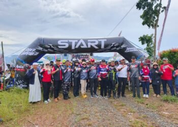 Trabas Hebat 3 Kotabaru: 680 Rider Ramaikan One Day Trail Adventure dan Salurkan Bansos di Tiga Desa