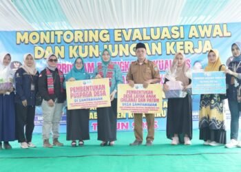 Pemkab Kotabaru Lakukan Monitoring, Evaluasi Awal Program PK2D