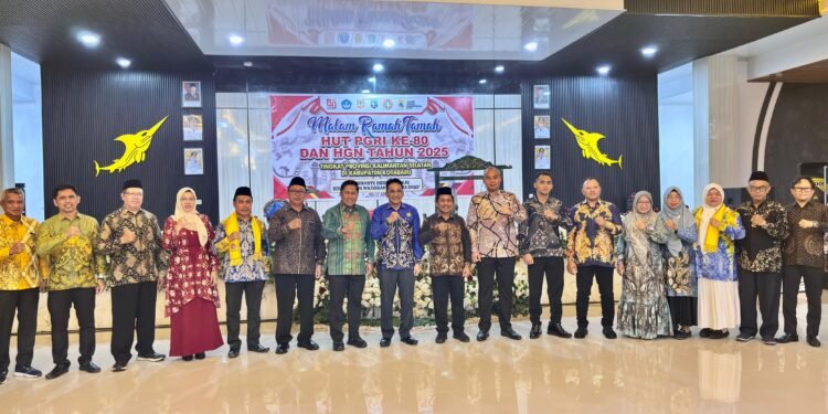 Pemkab Kotabaru Gelar Malam Ramah Tamah HUT PGRI ke-80 dan Hari Guru Nasional 2025 Tingkat Provinsi Kalsel