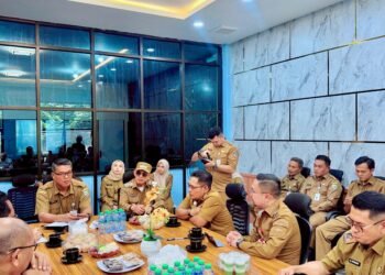Satukan Visi misi arah pembangunan bersama SKPD, Bupati Kotabaru Sambangi Gedung Abdi Negara