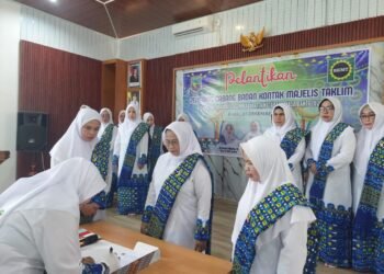 Kembangkan Organisasi, Pengurus Cabang BKMT Kecamatan PL. Sigam Dilantik