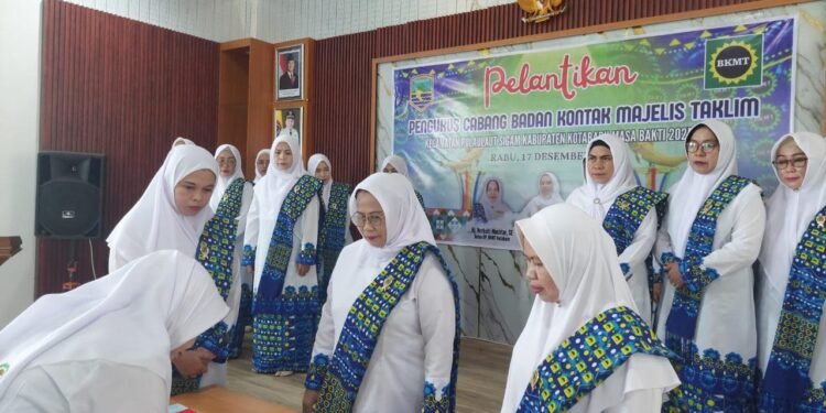 Kembangkan Organisasi, Pengurus Cabang BKMT Kecamatan PL. Sigam Dilantik
