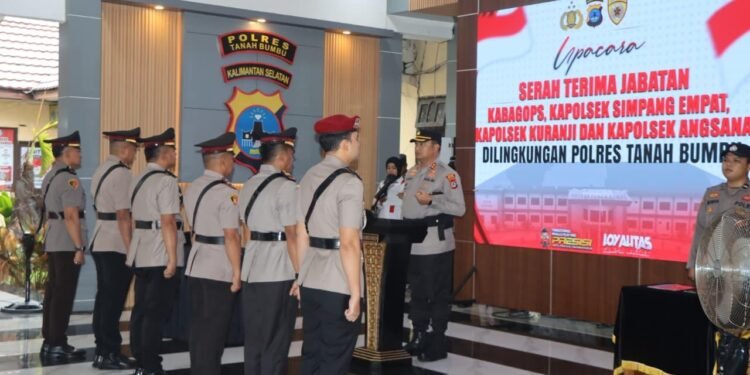 Resmi! Inilah Daftar Pejabat Baru di Lingkungan Polres Tanah Bumbu per Januari 2026