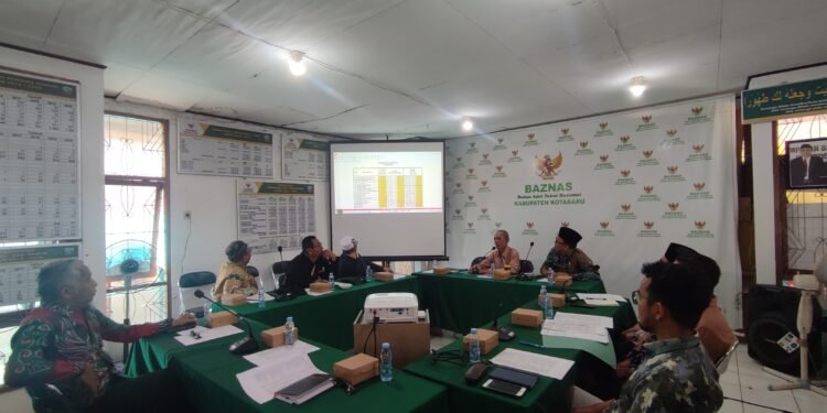BAZNAS Kotabaru Gelar Rapat Koordinasi Penetapan Nilai Uang Zakat Fitrah 2026 Di Kabupaten Kotabaru