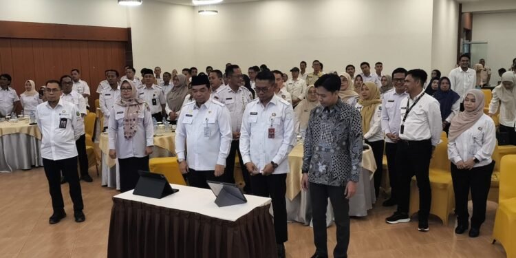 Komitmen Tindak Lanjut Hasil Pemeriksaan Pemkab Kotabaru, Inspektorat Luncurkan Aplikasi E-Hebat