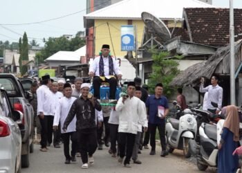 Disambut Meriah Masyarakat,Bupati Kotabaru Safari Ramadhan diKecamatan Pulau Laut Selatan