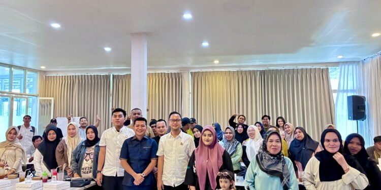 Pisah Sambut Komandan Lanal Kotabaru, Letkol Laut (P) M. Harun Al Rasyid Serahkan Jabatan kepada Letkol Laut (P) Muhammad Arif