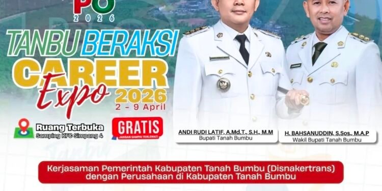 HUT Ke-23 Tanah Bumbu, Tanbu Beraksi Career Expo Buka Kesempatan Kerja untuk 401 orang di 15 perusahaan