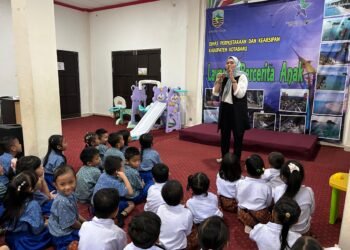 Dispersip Kotabaru Gelar Story Telling, Program Perdana Literasi Anak Tahun 2026